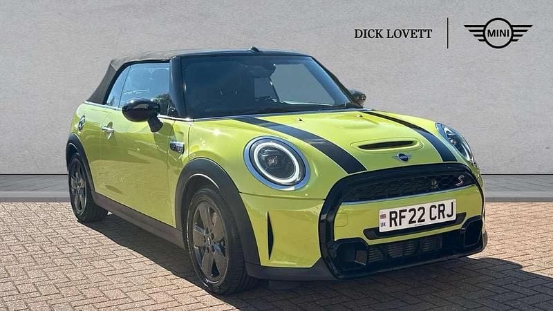 Yellow Used 2022 Mini Cooper S Cabriolet Classic Cabriolet | £17,995 (Fair price) - Image 1/4