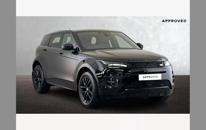 Santorini black Used 2025 Land Rover Range Rover evoque SE Dynamic SUV | £43,000 - Image 1/4