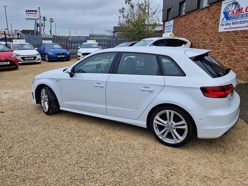 Used Audi A3 S-Line 2015 White Hatchback