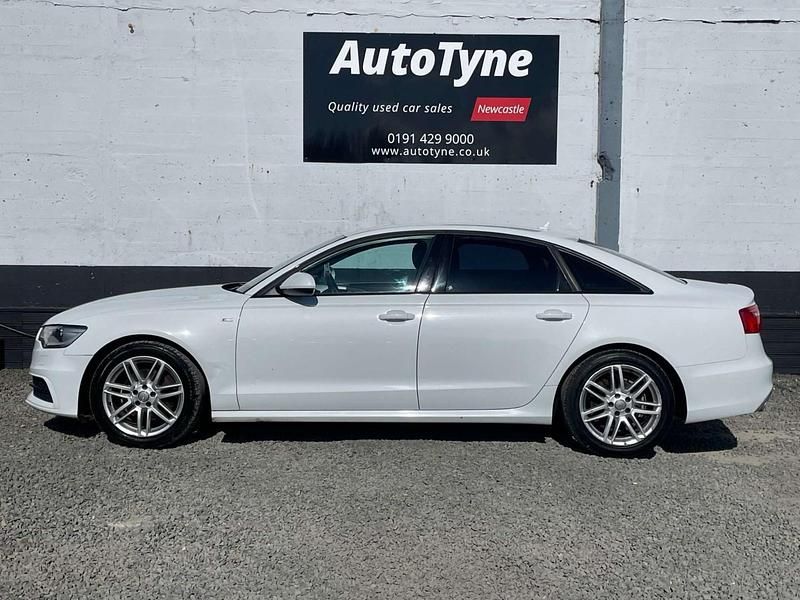Used Audi A6 S-Line 2015 White Sedan