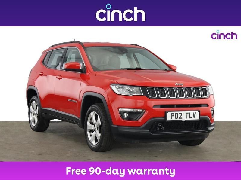 Red Used 2021 Jeep Compass Longitude SUV | £16,199 (Fair price) - Image 1/3