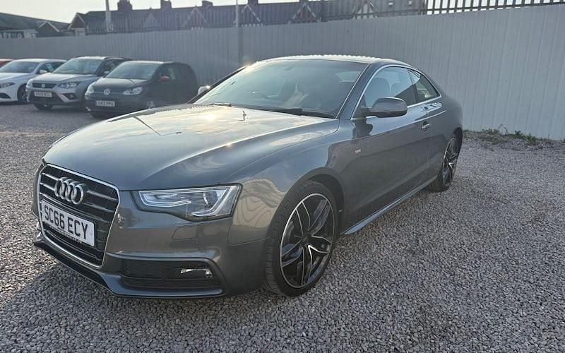 Used Audi A5 S-Line 190 HP (139 kW) 2016 Grey Coupe