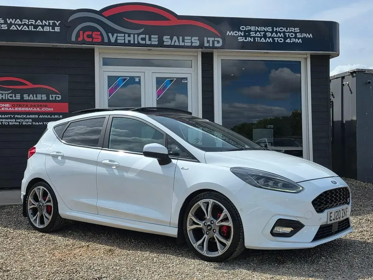 Used Ford Fiesta ST-Line X 100 HP (73 kW) 2020 White Hatchback