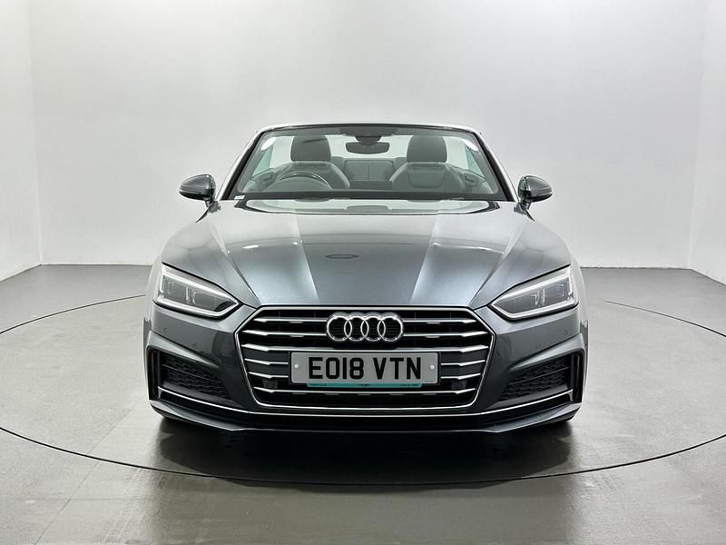 Used Audi A5 Cabriolet S-Line 190 HP (139 kW) 2017 Grey Cabriolet