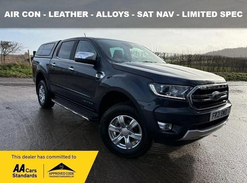 Grey Used 2021 Ford Ranger Limited Pickup | £13,990 (Super price) - Image 1/4