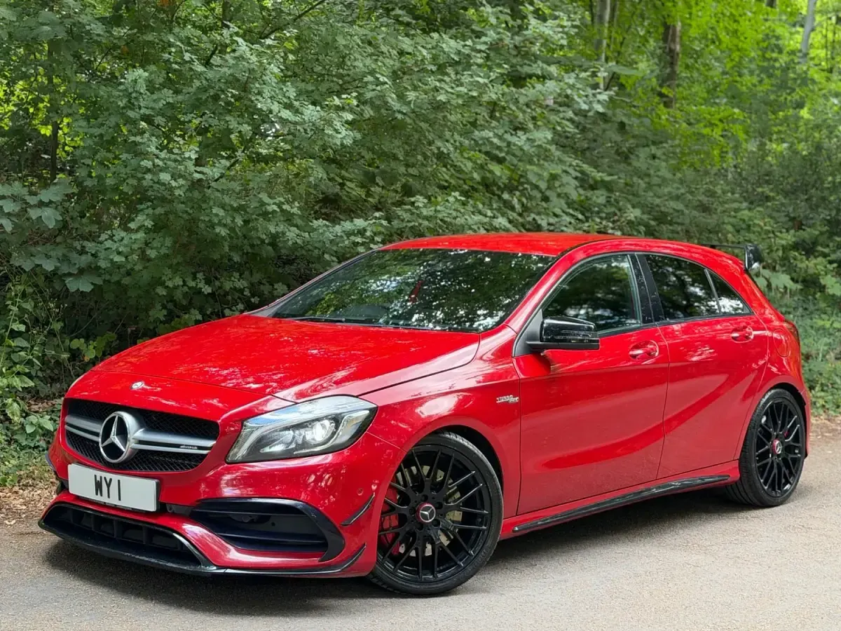 Used Mercedes A45 AMG 2015 Red Hatchback