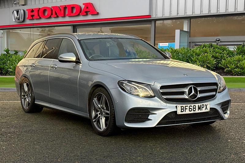 Silver Used 2018 Mercedes E220 AMG line Estate | £17,842 (Good price) - Image 1/4