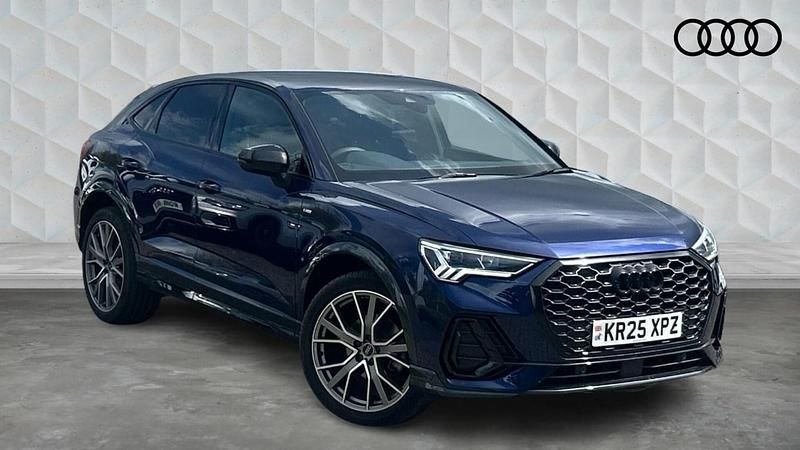Used Audi Q3 Sportback Black Edition 150 HP (110 kW) 2025 Navarra blue SUV