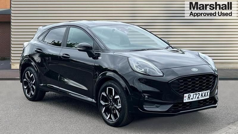 Black Used 2022 Ford Puma ST-Line X | £19,176 (Fair price) - Image 1/4