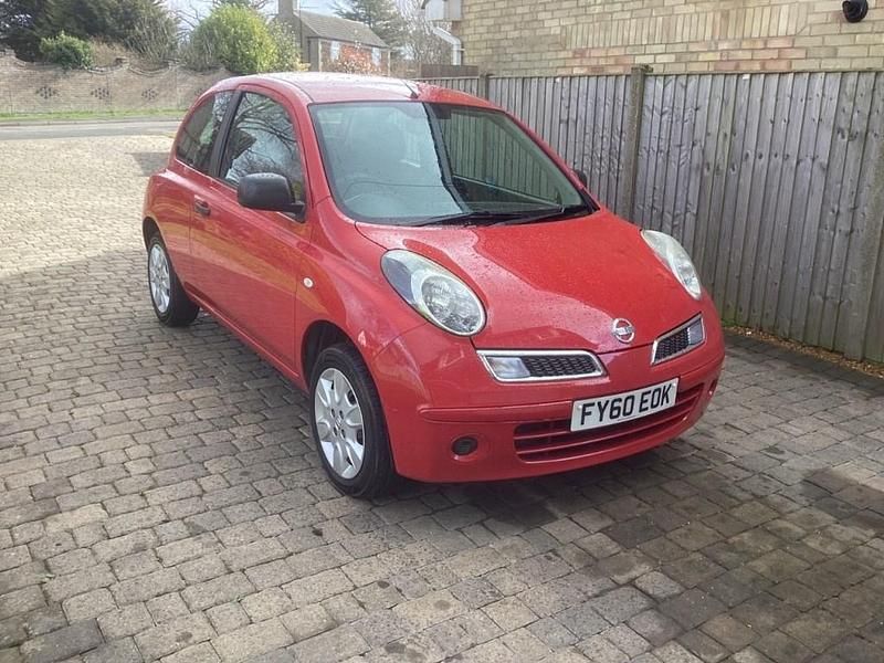 Red Used 2010 Nissan Micra Visia Hatchback | £2,750 (Fair price) - Image 1/4