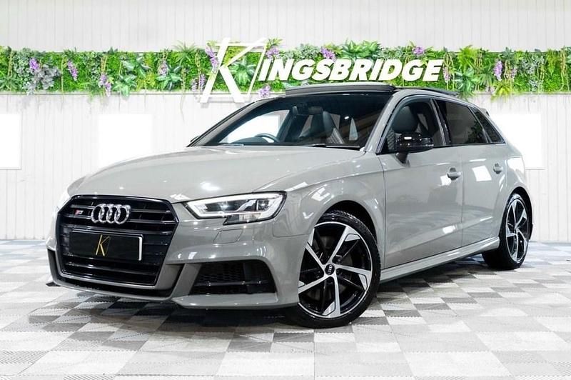 Grey Used 2020 Audi S3 Sportback Black Edition Hatchback | £29,300 (Fair price) - Image 1/4