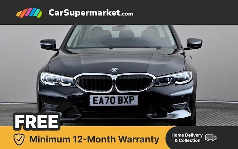 Used BMW 320 Sport Line 184 HP (135 kW) 2020 Black Sedan
