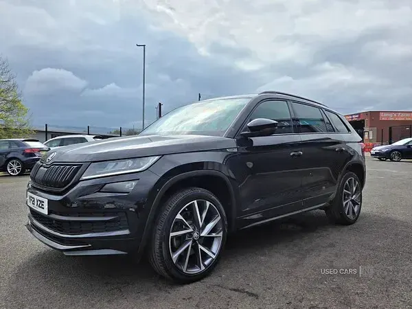 Used Skoda Kodiaq SportLine 200 HP (147 kW) 2021 Black SUV
