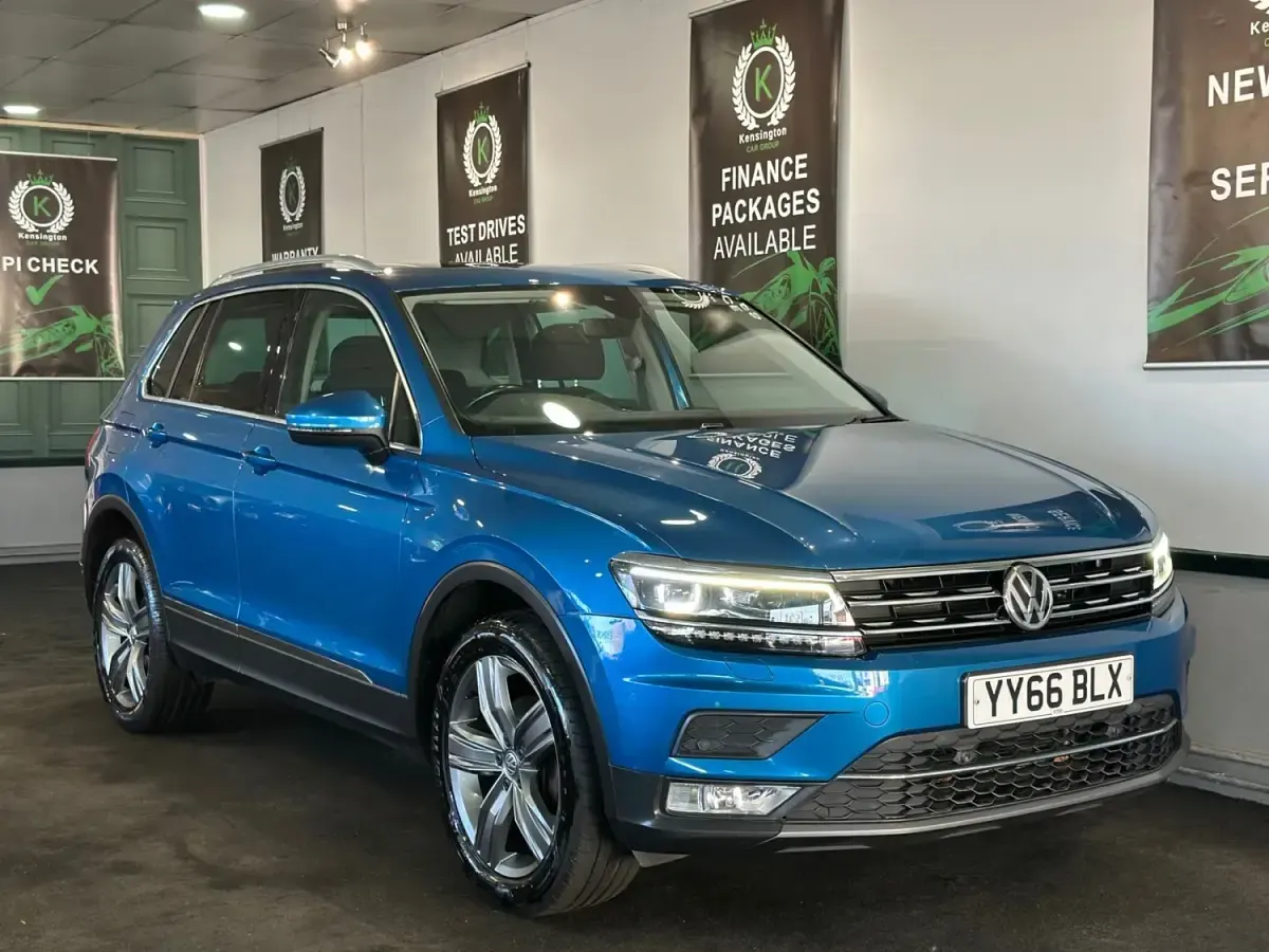 Begagnad VW Tiguan SEL 150 HK (110 kW) 2016 Blå SUV