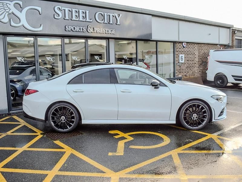 Used Mercedes CLA200 AMG Line Premium Plus 163 HP (119 kW) 2023 White Coupe