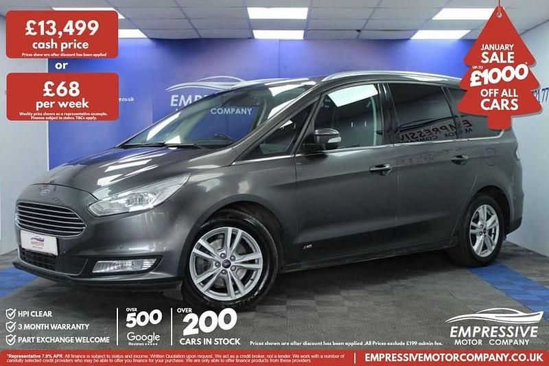 Grey Used 2018 Ford Galaxy Titanium MPV | £13,499 (Fair price) - Image 1/4