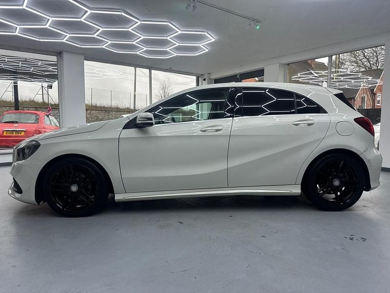 Used Mercedes A180 AMG line 2016 White Hatchback
