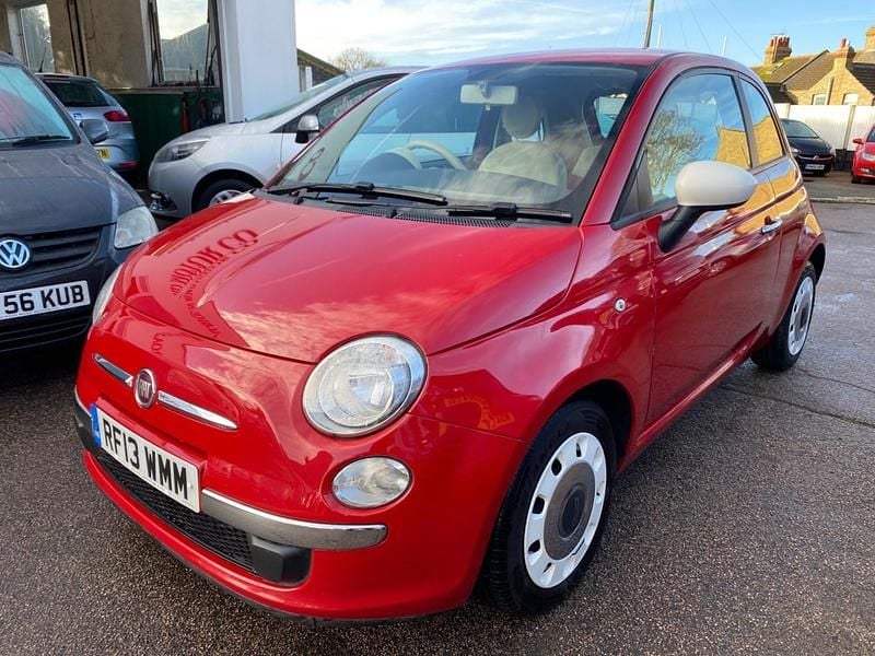 Used Fiat 500 69 HP (50 kW) 2013 Red Hatchback