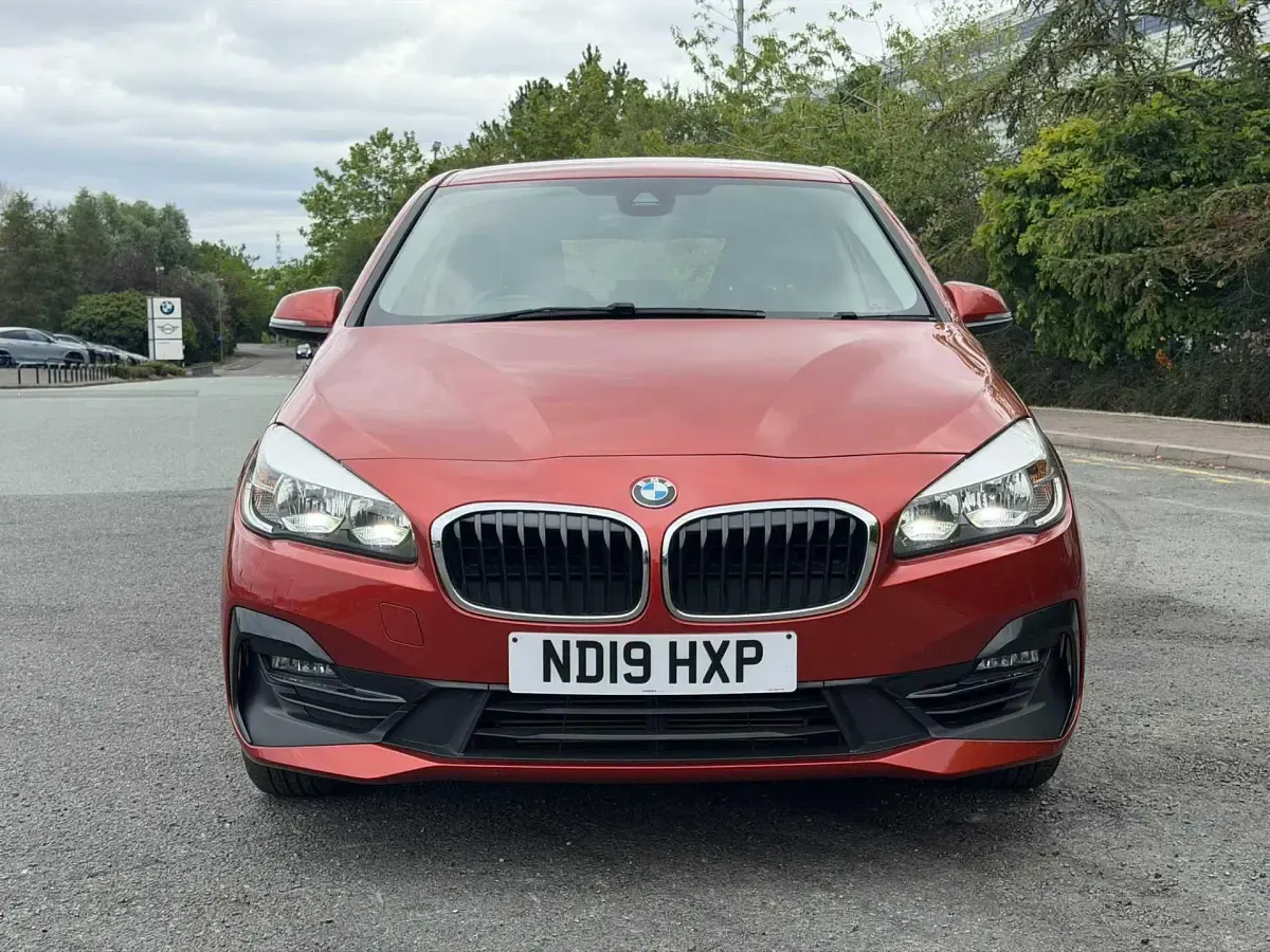 Used BMW 218 Active Tourer Sport Line 138 HP (101 kW) 2019 Orange MPV