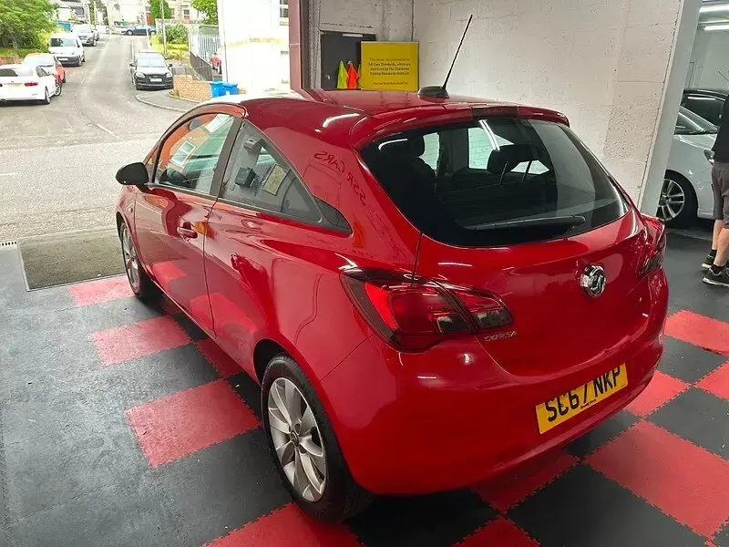 Used Vauxhall Corsa 75 HP (55 kW) 2018 Red Hatchback