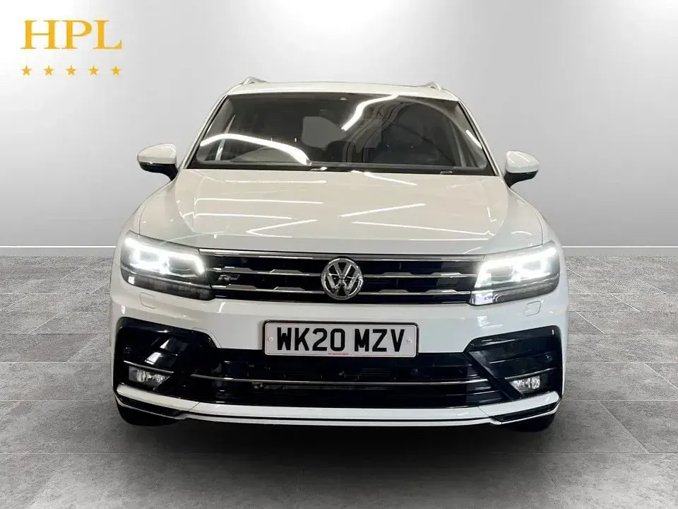 Used VW Tiguan Allspace R-line 150 HP (110 kW) 2020 White SUV