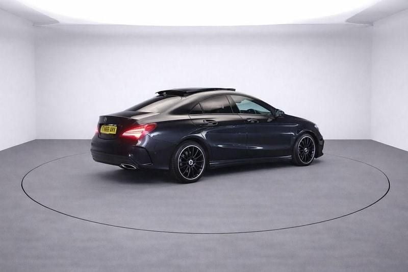 Used Mercedes CLA200 AMG line 156 HP (114 kW) 2019 Black Coupe