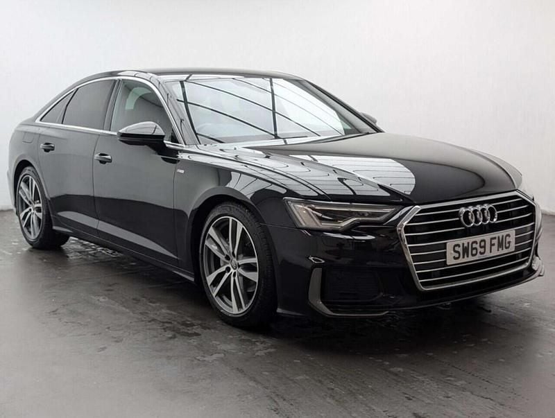 Used Audi A6 S-Line 204 HP (150 kW) 2019 Black Sedan