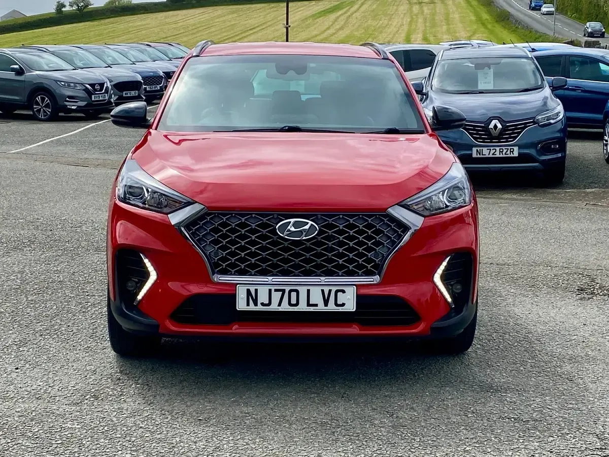 Used Hyundai Tucson N Line 177 HP (130 kW) 2020 Red SUV