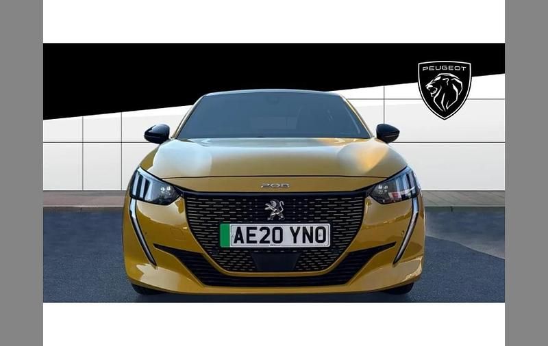 Used Peugeot e-208 GTi 100 kW (136 HP) 2020 Yellow Hatchback