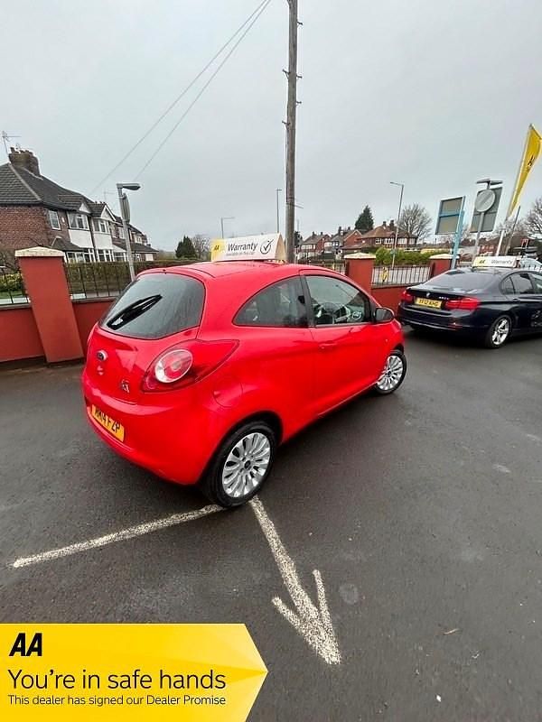 Used Ford Ka Zetec 2014 Red Hatchback