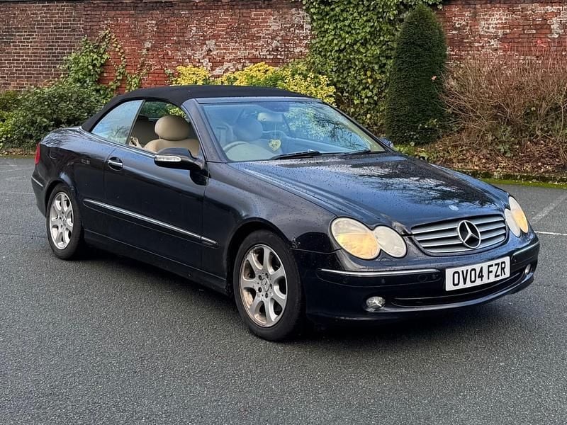 Black Used 2004 Mercedes CLK200 Elegance Cabriolet | £1,495 (Super price) - Image 1/4
