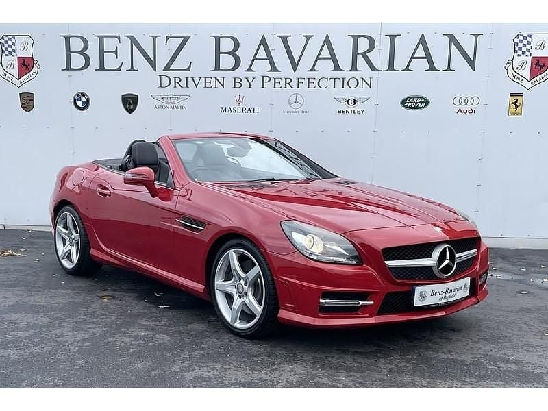 Red Used 2013 Mercedes SLK200 AMG Cabriolet | £8,990 (A bit pricey) - Image 1/4