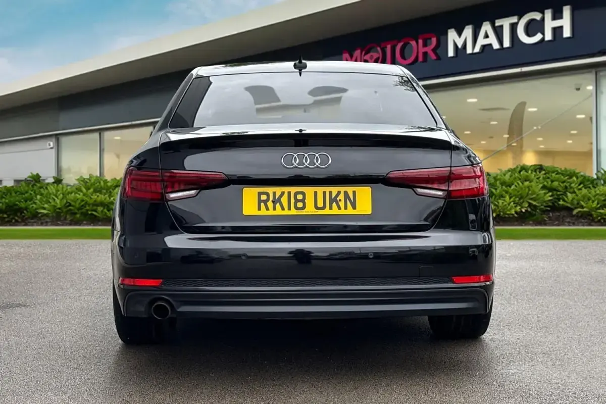 Used Audi A4 Black Edition 150 HP (110 kW) 2018 Black Sedan