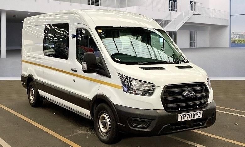 Used Ford Transit 130 HP (95 kW) 2020 White MPV