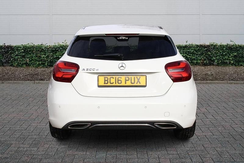 Used Mercedes A200 Premium 156 HP (114 kW) 2016 White Hatchback