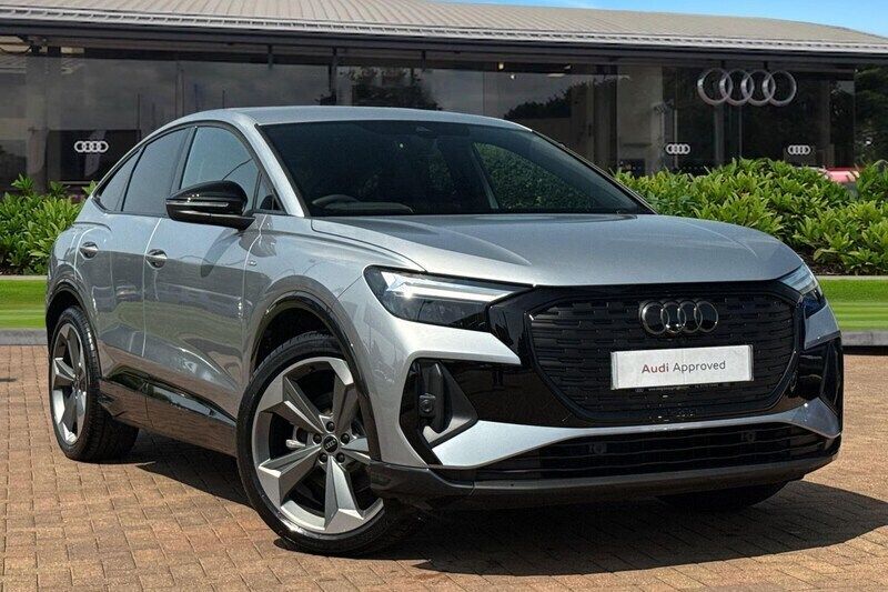 Silver New 2024 Audi Q4 e-tron Black Edition SUV | £32,790 (Super price) - Image 1/4