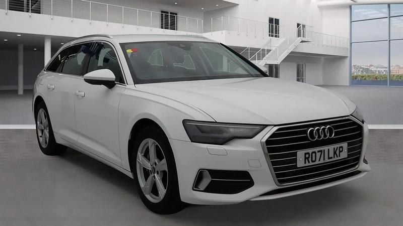 White Used 2021 Audi A6 Sport Estate | £23,999 (Good price) - Image 1/3