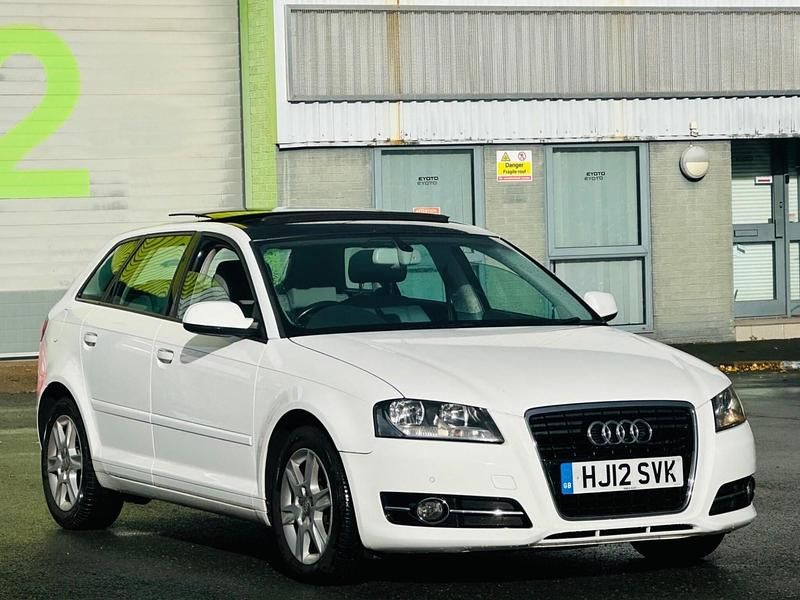 White Used 2012 Audi A3 Sportback Hatchback | £3,490 (Good price) - Image 1/4