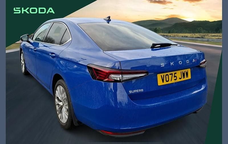 Used Skoda Superb SE L 150 HP (110 kW) 2025 Blue Hatchback
