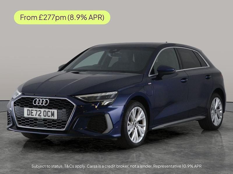 Used Audi A3 Sportback e-tron S-Line 2022 Blue Hatchback