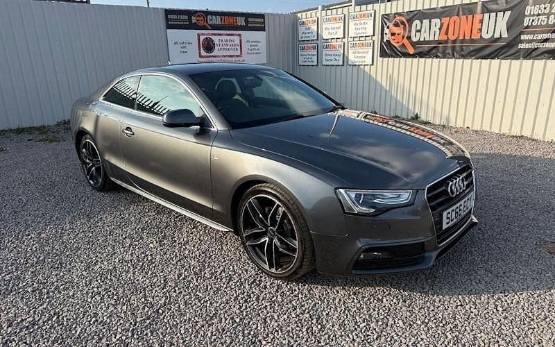 Used Audi A5 S-Line 190 HP (139 kW) 2016 Grey Coupe