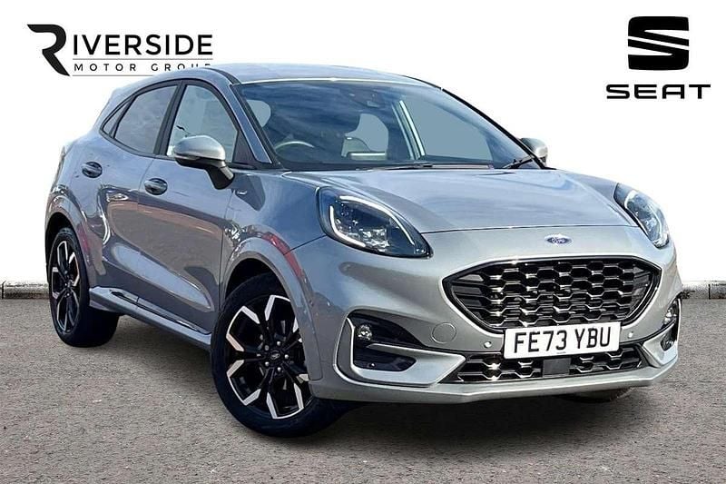 Silver Used 2023 Ford Puma ST-Line X SUV | £15,790 (Fair price) - Image 1/4