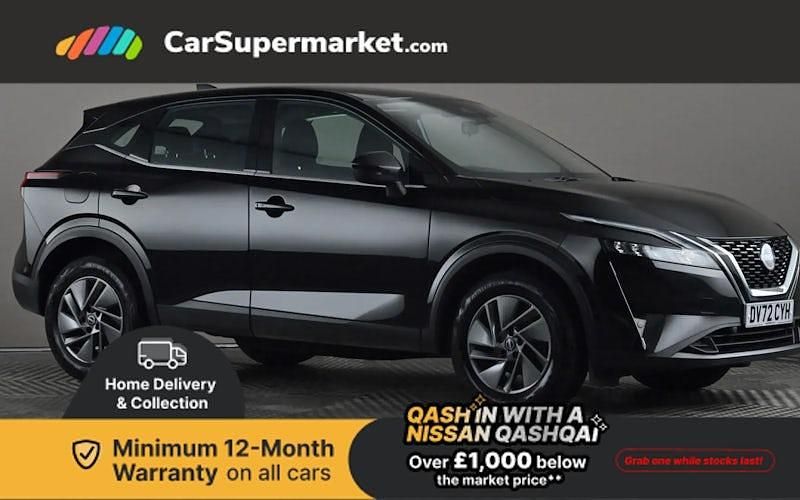 Black Used 2022 Nissan Qashqai Acenta Premium SUV | £13,197 (Good price) - Image 1/3