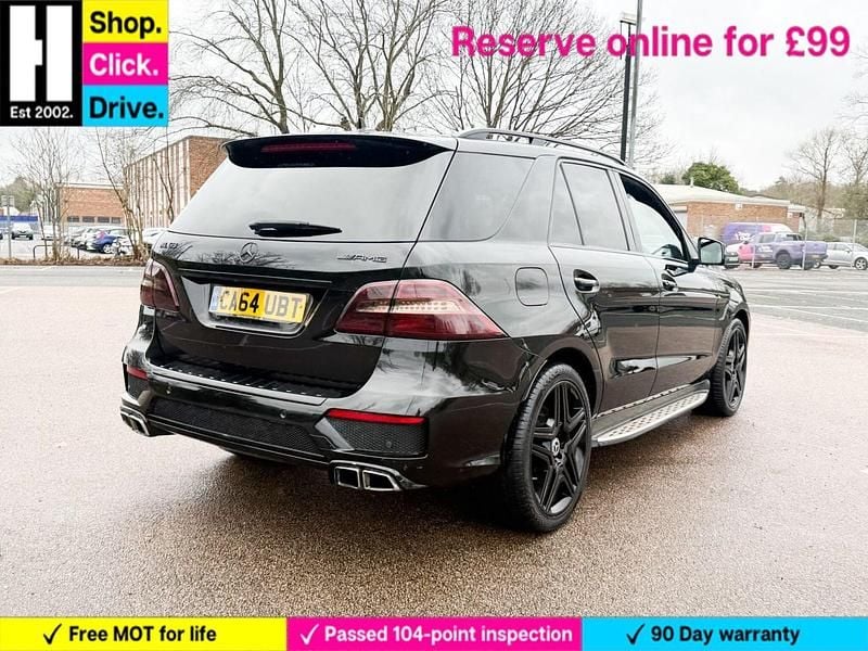 Used Mercedes ML63 AMG AMG 525 HP (386 kW) 2015 Black SUV