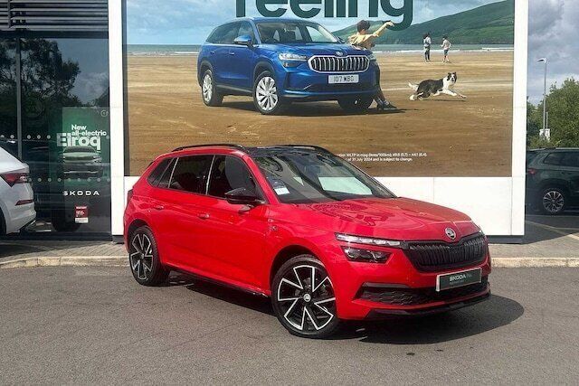 Velvet red metallic Used 2021 Skoda Kamiq Monte Carlo SUV | £16,750 - Image 1/4