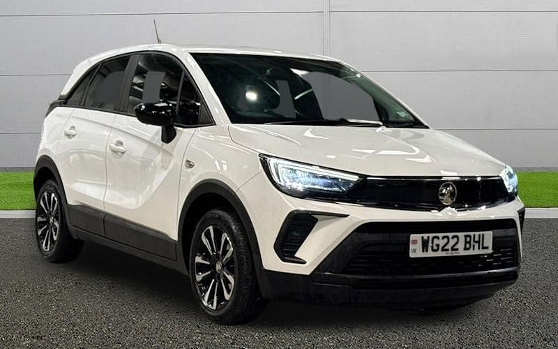 Used Vauxhall Crossland Design Edition 83 HP (61 kW) 2022 White SUV