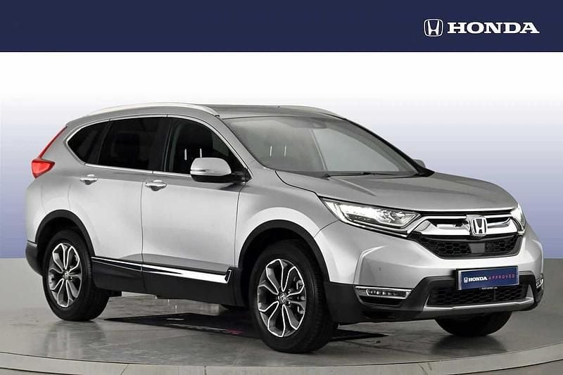 Metallic lunar silver Used 2021 Honda CR-V Hybrid SUV | £26,950 (Expensive) - Image 1/4
