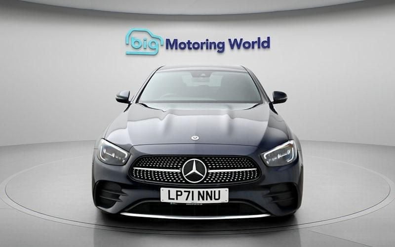 Used Mercedes E300 AMG line 320 HP (235 kW) 2022 Blue Sedan
