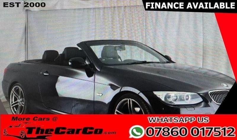 Used BMW 320 Cabriolet Sport Line 184 HP (135 kW) 2012 Black Cabriolet