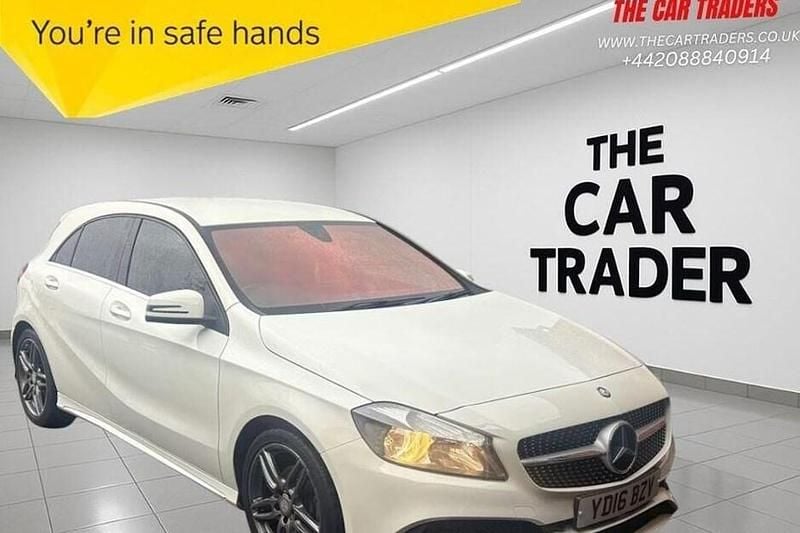 White Used 2016 Mercedes A180 AMG line Hatchback | £10,488 (Good price) - Image 1/1